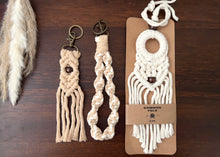 Load image into Gallery viewer, Gift Set - Mini Boho Hanger, Wristlet &amp; Keychain
