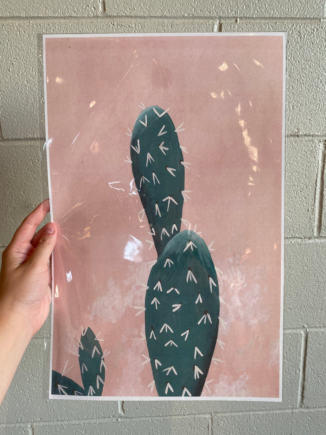 Cacti - Original Artwork (Acrylic Painting Reprint)